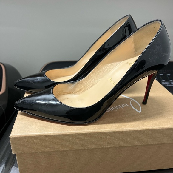 Christian Louboutin Black Patent Heels - Picture 3 of 8